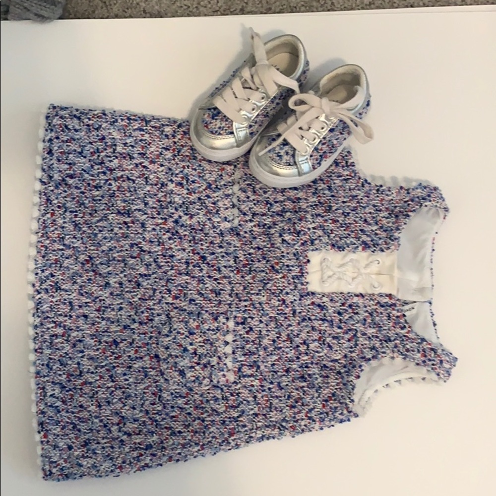 Janie & Jack tweed dress/ shoe set